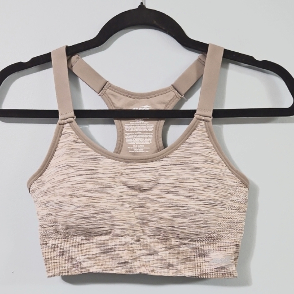 Avia Women's Tan Support Sports Bra Size S